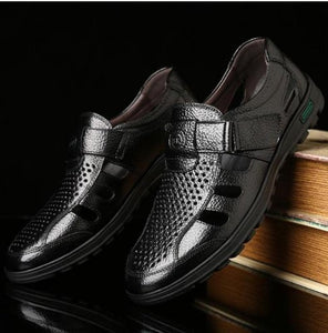 Sandals - Summer Men Genuine Leather Casual Sandals ( Buy 2 Get extra 5% off,Buy 3 Get Extra 10% off )