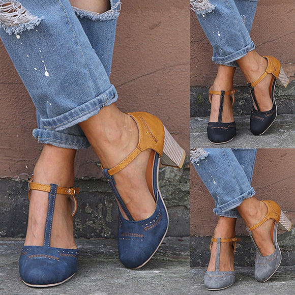 2019 Rome Summer Ladies T-Strap Casual Sandals