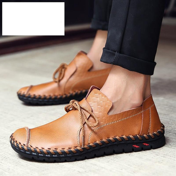 Genuine Leather Loafers Moccasins Shoes