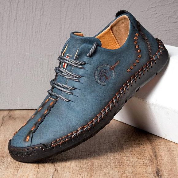 Split Leather Men Casual Shoes
