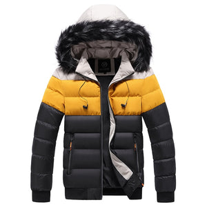 2021 Parka Men Winter Fur Hooded Jackets