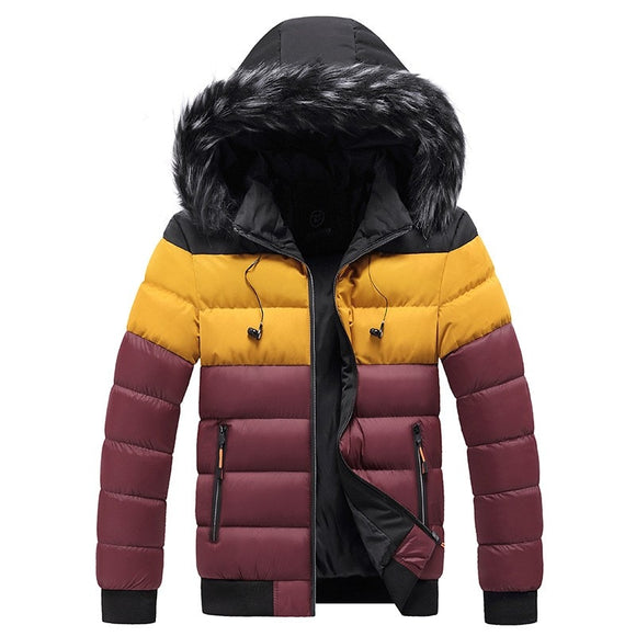 2021 Parka Men Winter Fur Hooded Jackets