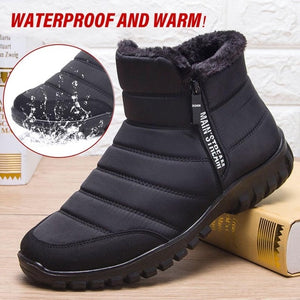 2022 Winter Boots Men Waterproof Snow Men Shoes