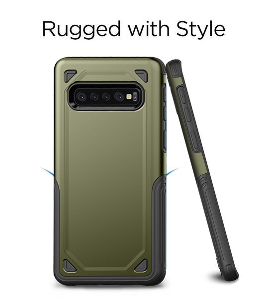2019 Military Shockproof Armor Hybrid PC+TPU Cover Cases For Samsung S10e S10 Plus Note 9 8 S9 S8 Plus