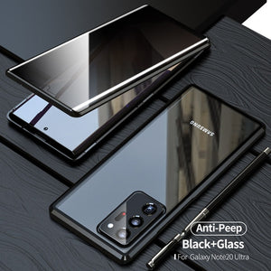 Anti peeping privacy Glass case for Samsung