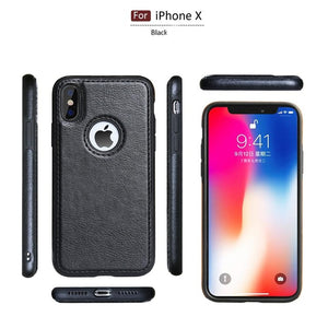 Case & Strap - 2020 Luxury Ultra Thin Armor Anti-knock Shockproof PU Leather Protective Phone Case For iPhone11 11 pro XS/XR/XS Max 8/7 Plus