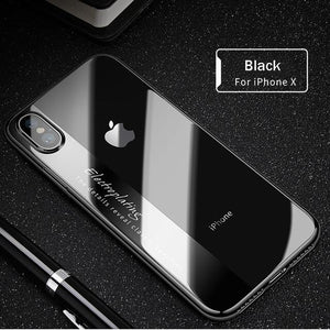 Luxury Ultra Thin Soft Silicone Shockproof Armor Case For iPhone XS MAX XR X-7 8 Plus 6 6s Plus