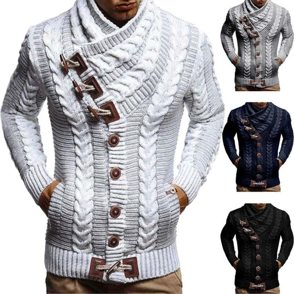 New Solid Knitted Cardigan Sweaters