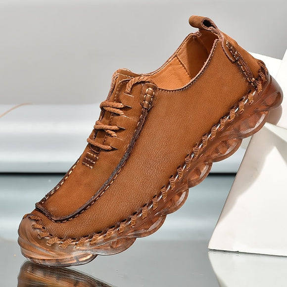 New Style Men's Handmade Leather Casual Shoes