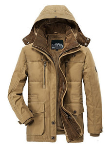 Brand Winter Men Warm Thick Military Overcoat