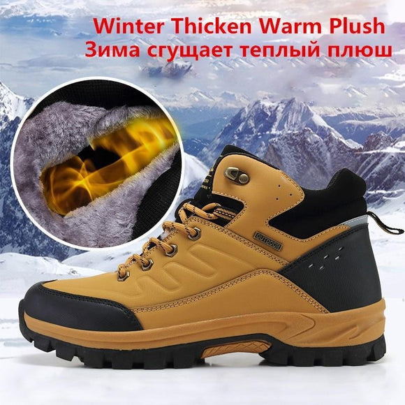 Winter Snow Boots Warm Plush Men's Boots