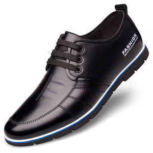 British Style Genuine Leather Men Casual Shoes