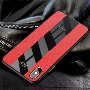 Luxury Retro Shockproof Ultra Thin Silicone + Acrylic Shockproof Armor Case For iPhone X XS Max XR 8 7plus