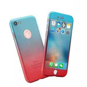 360° Full Protection Gradient Case For iPhone
