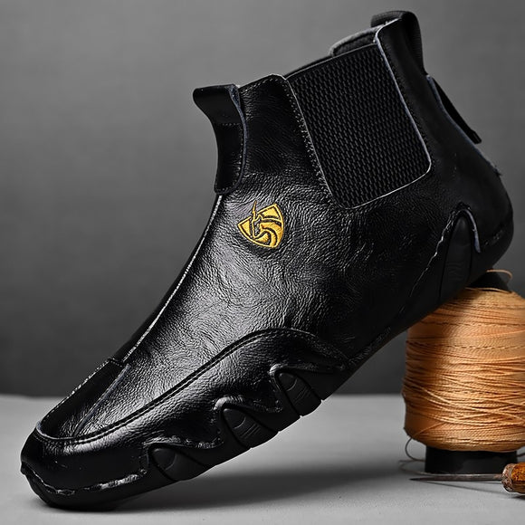Luxury Leather Fashion Men Martins Boots