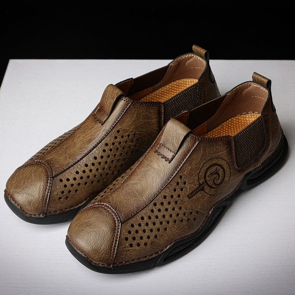 Fashion Slip-on Leather Casual Shoes