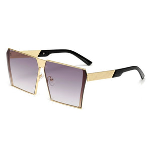 Sunglasses - Transparent Square Gradient Sunglasses