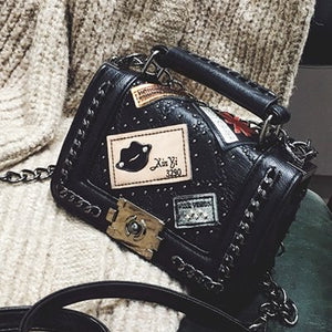 Bag - Retro Designer Tote Chain Bag Handbags