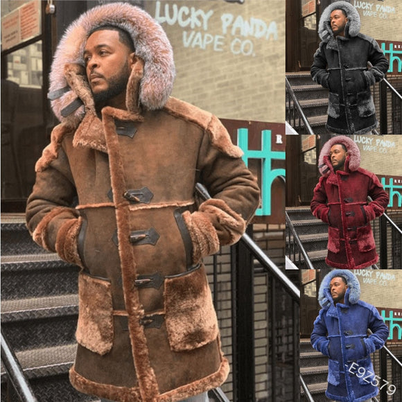 Faux Fur Coat Winter Thicken Warm Shearling Coats