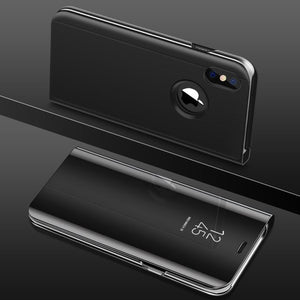 Luxury Smart Mirror Flip Phone Case For iPhone XS MAX XR X 8 7Plus