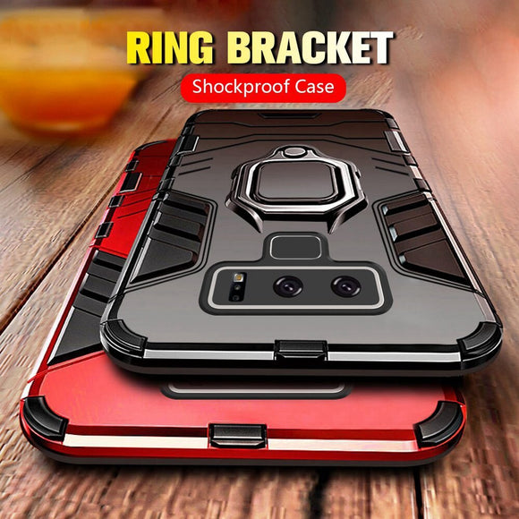Magnetic Ring Kickstand Armor Cases For Samsung
