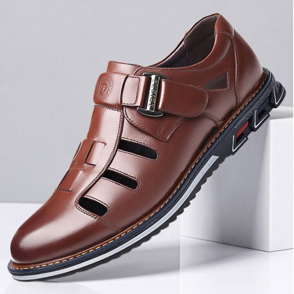 New Men Genuine Leather Sandals