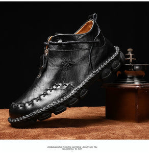 Cow Leather Genuine Leather Men Boots
