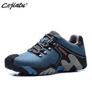 Genuine Leather Outdoor Sport Running Shoes