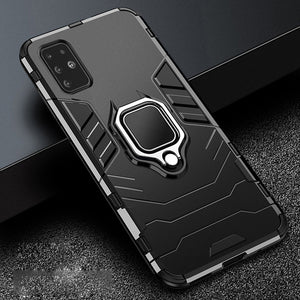 Luxury Armor Shockproof Ring Bracket Case For Samsung S20/Plus/ultra/A20S