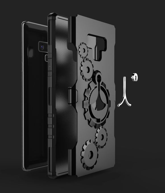 Shockproof Kickstand Arm Band Cover Case For Samsung S8 S9+ Note 8 9