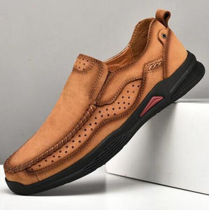 2021 New Men Comfortable Leather Shoes