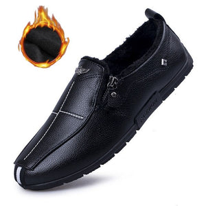 Shoes - Men Shoes Winter Soft Moccasins Loafers