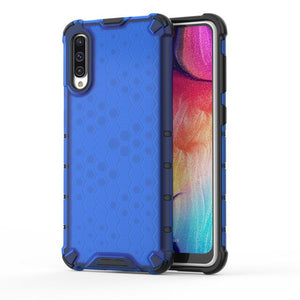 Phone Case - Honeycomb Pattern Clear Shockproof Armor Case for Samsung Galaxy S10 Plus S10 S10e