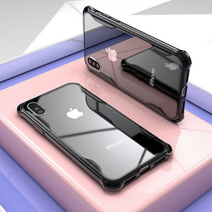 Phone Case - Hybrid Airbag Full Body ShockProof Clear Case for iphone XR X XS MAX