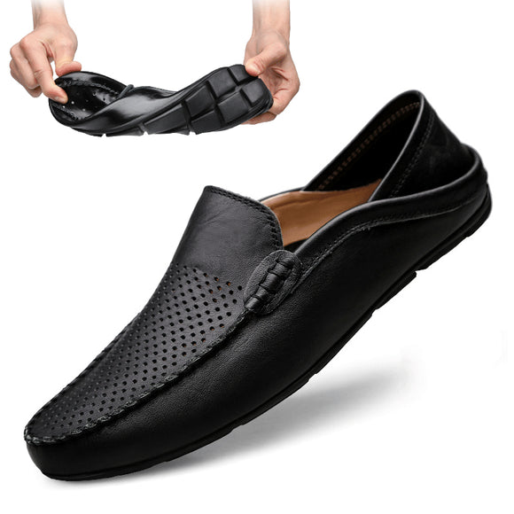 Italian Mens Shoes Casual Luxury Brand Summer Men Loafers