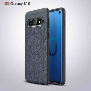 Leather Soft bumper Back Cover for Samsung