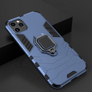 Phone Accessories - Heavy Duty Anti-knock Armor Phone Case for iPhone X XR XS Max With Holder (Buy 2 Get 5% OFF, 3 Get 10% OFF）