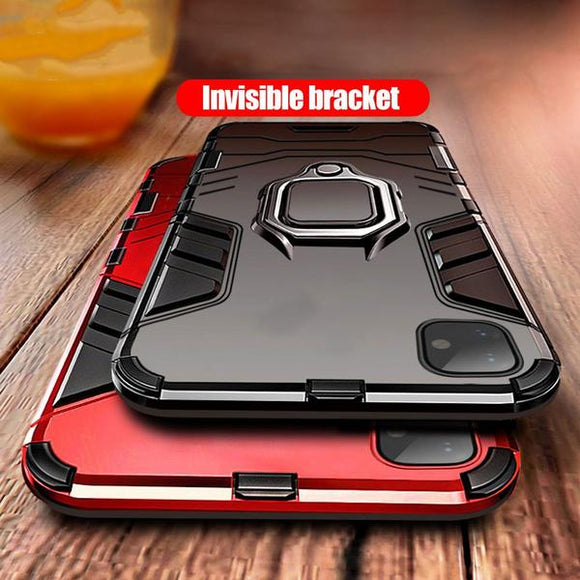 Heavy Duty Anti-knock TPU Cover With Strap For iPhone 11 11 pro Max X XS XR XS Max 7 8