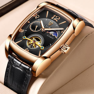 Luxury Mens Watches Square Automatic Watch