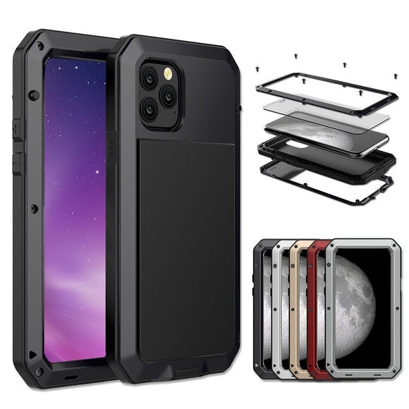 360 Full Protect Metal Aluminum Phone Case for iPhone 11 XS MAX XR X