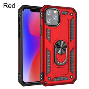Luxury Shockproof Armor Car Holder Ring Case For iphone 11 Pro Max X XR XS 7 8 PLus