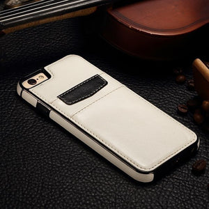Portable Credit Card Slot Holder Wallet Phone Case for iPhone