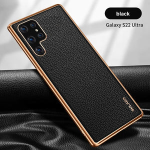 Luxury Leather Case For Samsung