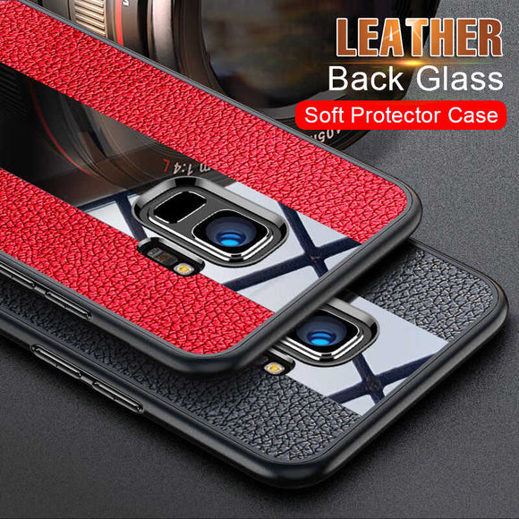 Full Deluxe Vintage Ultra-Thin Soft PU Leather Case  For Samsung Galaxy Note 9 8 S8 S9Plus + Strap