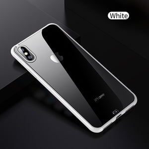 Phone Case - Ultra Slim Silicone Soft Shockproof Transparent TPU Cover Case For iPhone X XR XS Max