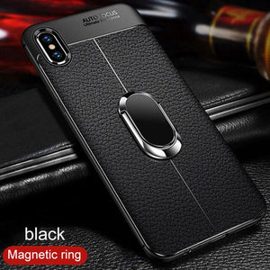 Magnetic Ring Bracket Armor Phone Case for iPhone