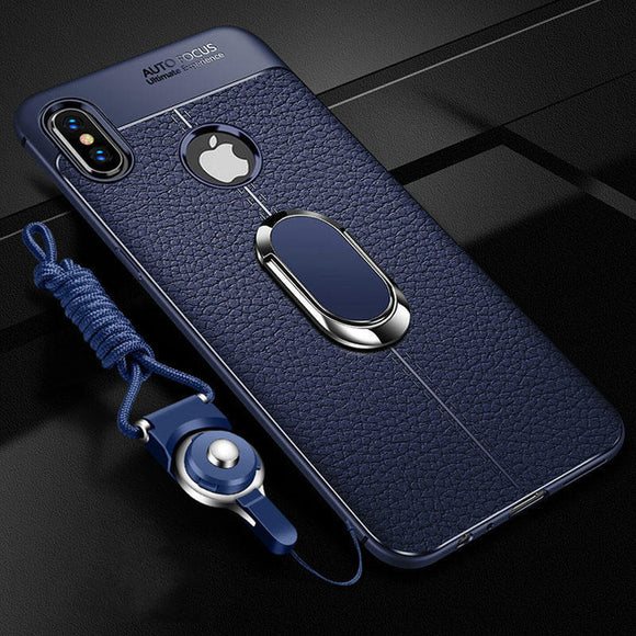 Luxury Ultra Thin Ring Bracket Car Holder Shockproof Armor Case For iPhone 11 11PRO 11PRO MAX XS MAX XR X 8 7Plus 6 6s