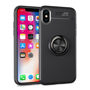 Magnetic Ring Stand Ring Car Holder Cover For iPhone XR XS XS Max 8 plus