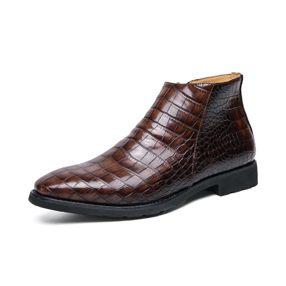 Handmade Genuine Leather Crocodile Shoes