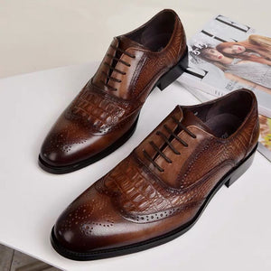 Luxury Pointed Toe Men Dress Shoes